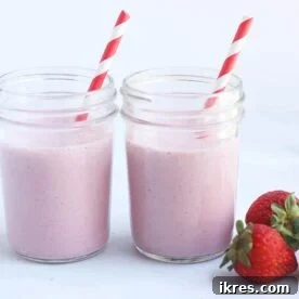 Homemade Strawberry Milk
