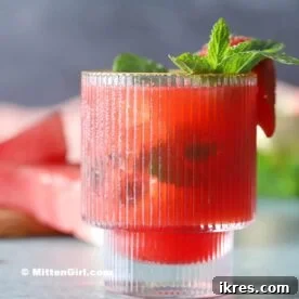 Strawberry Watermelon Mocktail