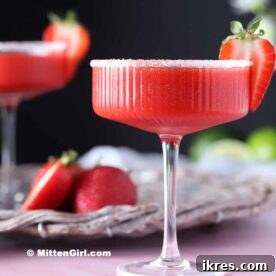 Frozen Strawberry Daiquiri Mocktail