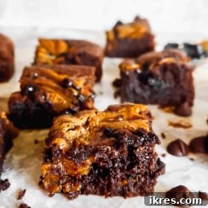 Paleo Almond Butter and Jelly Brownies | Perchance to Cook