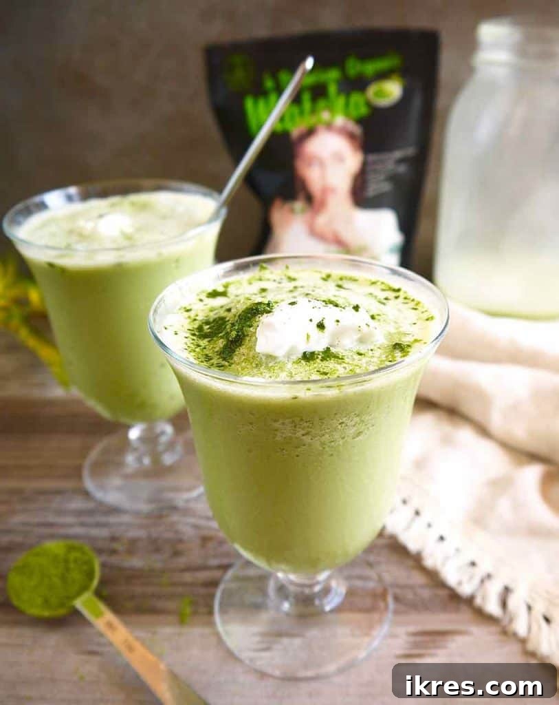 Wholesome Frozen Dairy-Free Matcha Delight 5 Premium Organic Matcha Green Tea Powder for the Best Latte