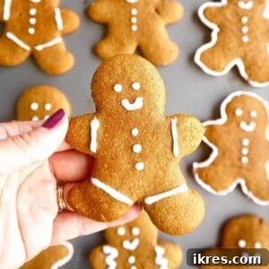 Paleo Almond Flour Gingerbread Men Cookies (GF)