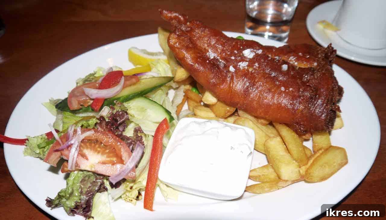 Hearty Guinness pie at a British pub in Visby