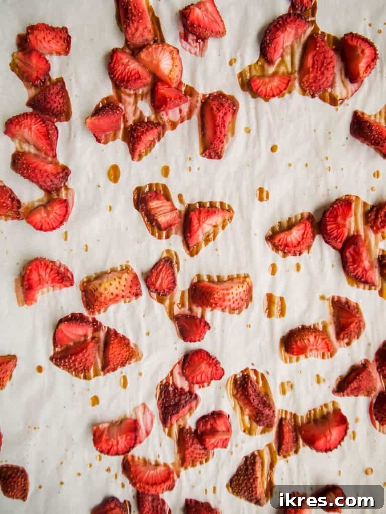 Oven-Dried Strawberries (Paleo, GF, Whole30) | Perchance to Cook, www.perchancetocook.com