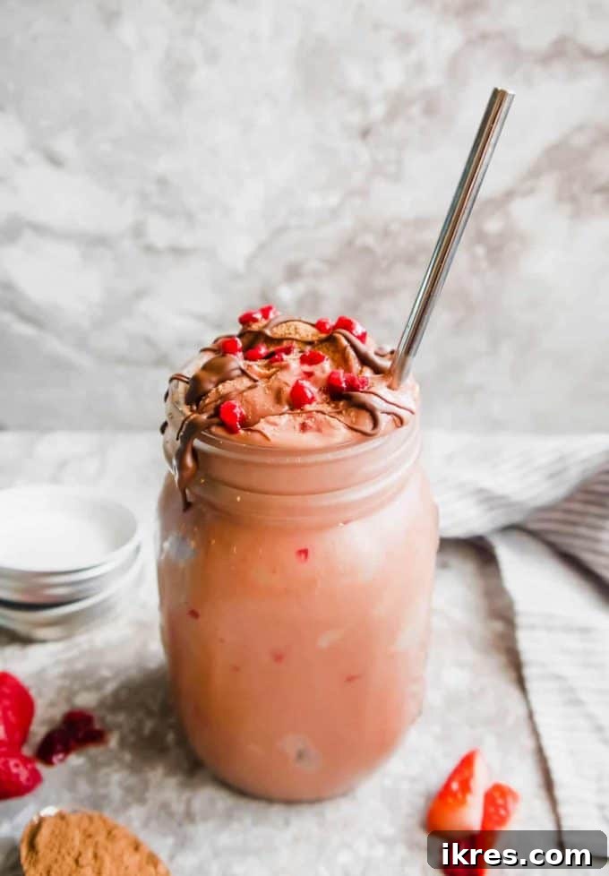 Guilt-Free Chocolate Raspberry Dream Smoothie 2 Indulge in a healthy, delicious Chocolate Raspberry Cauliflower Smoothie – Paleo and Gluten-Free. Packed with nutrients, perfect for a refreshing treat or breakfast.