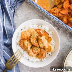 Creamy Mustard Tomato Chicken Casserole (Paleo, Whole30, GF)