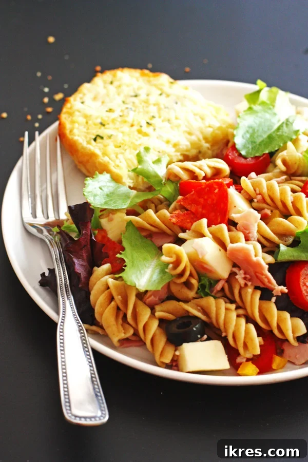 Italian Feast Pasta Salad 2 Antipasto Pasta Salad - A refreshing and colorful pasta salad perfect for summer gatherings.