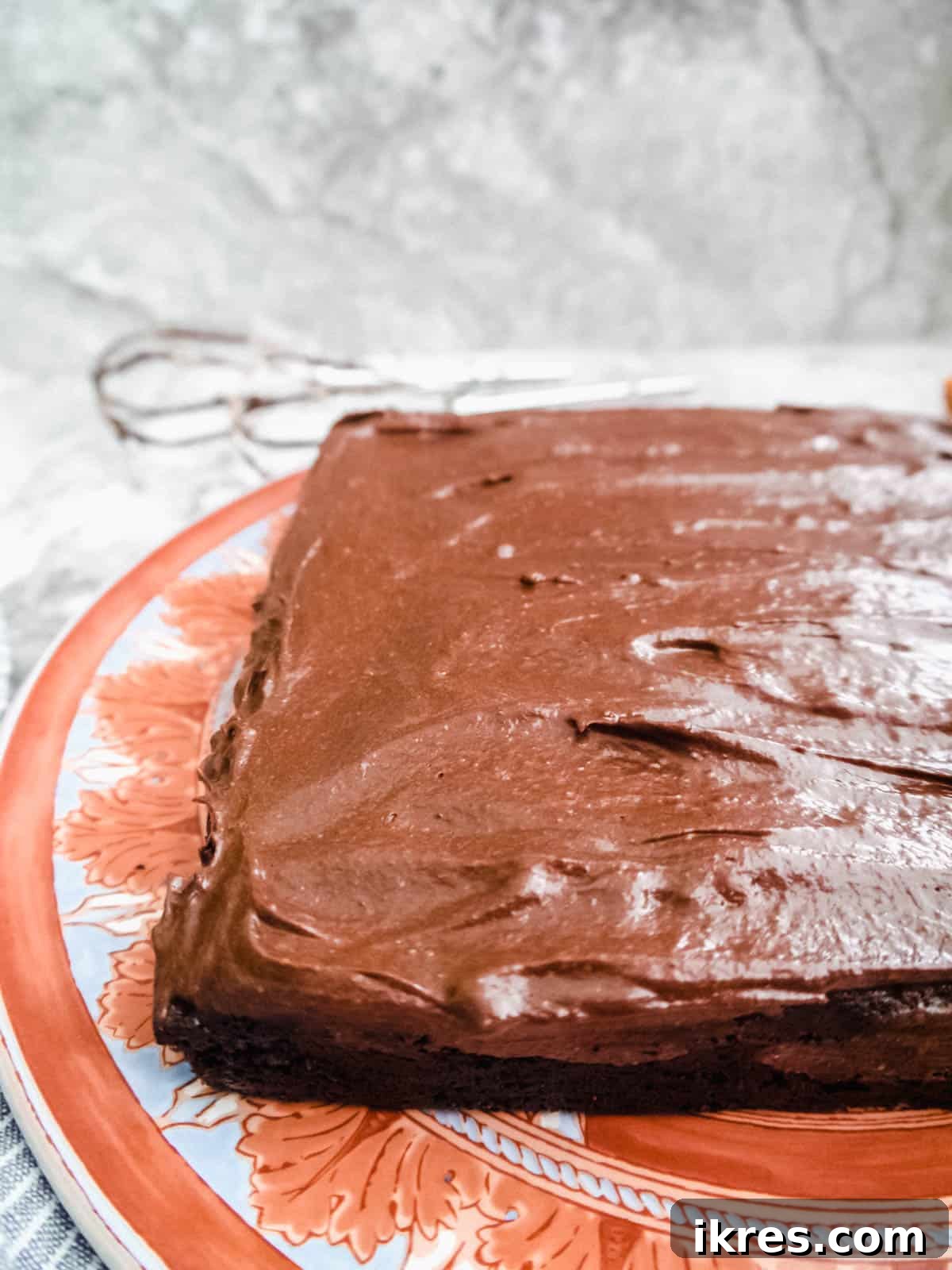 Paleo One Bowl Chocolate Fudge Cake Dairy Free Gluten Free 3 Gluten-Free Chocolate Cake Slice with Coconut Oil Frosting