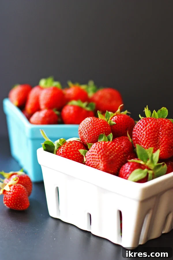 Fluffy Homemade Belgian Waffles 3 Strawberries