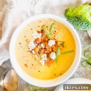 Dairy-free Sweet Potato Broccoli Soup (Paleo, Whole30, GF) | Perchance to Cook, www.perchancetocook.com
