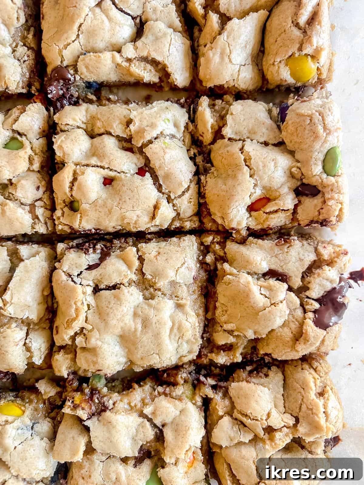 Ultimate Gluten-Free Dairy-Free Chocolate Chip Cookie Bars 10 Gluten-free cookie bars, slightly undercooked for extra gooeyness, cut into individual portions.