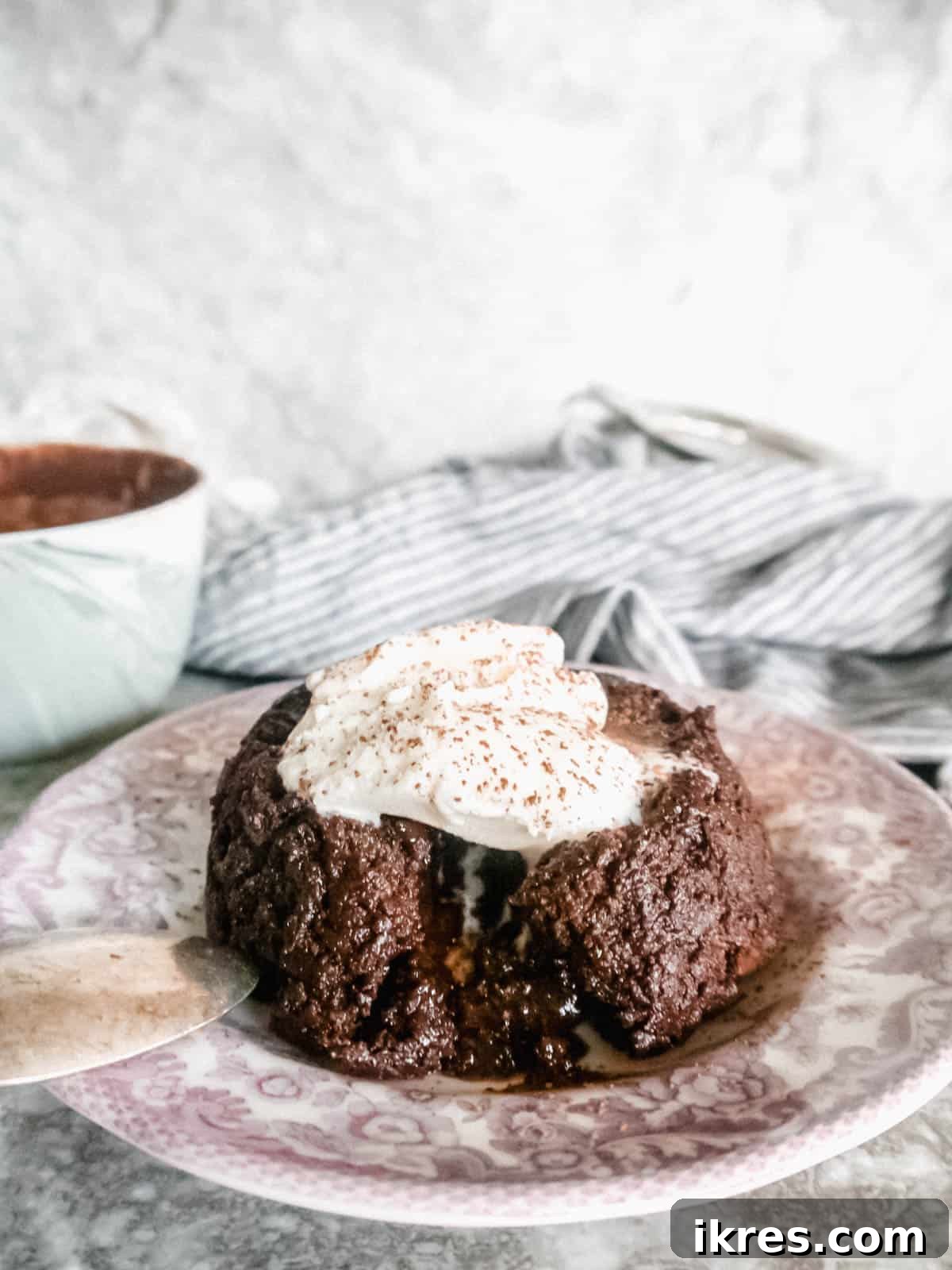 Dairy-free Chocolate Molten Lava Cakes | Perchance to Cook