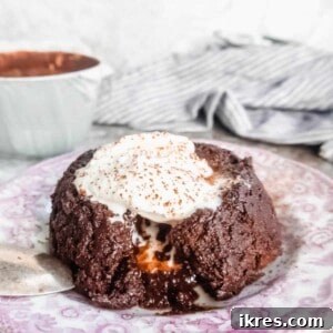 Dairy-free Chocolate Molten Lava Cakes | Perchance to Cook
