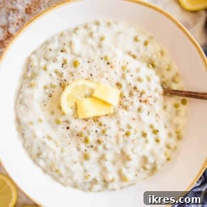 Creamed Peas (Dairy-free option) | Perchance to Cook