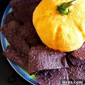 Gourd-geous Cheese Ball 5 Delightful Pumpkin Shaped Cheese Ball, a perfect appetizer for fall gatherings.