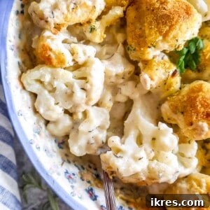 Vegan Cauliflower Gratin (Paleo, Dairy-free) | Perchance to Cook, www.perchancetocook.com