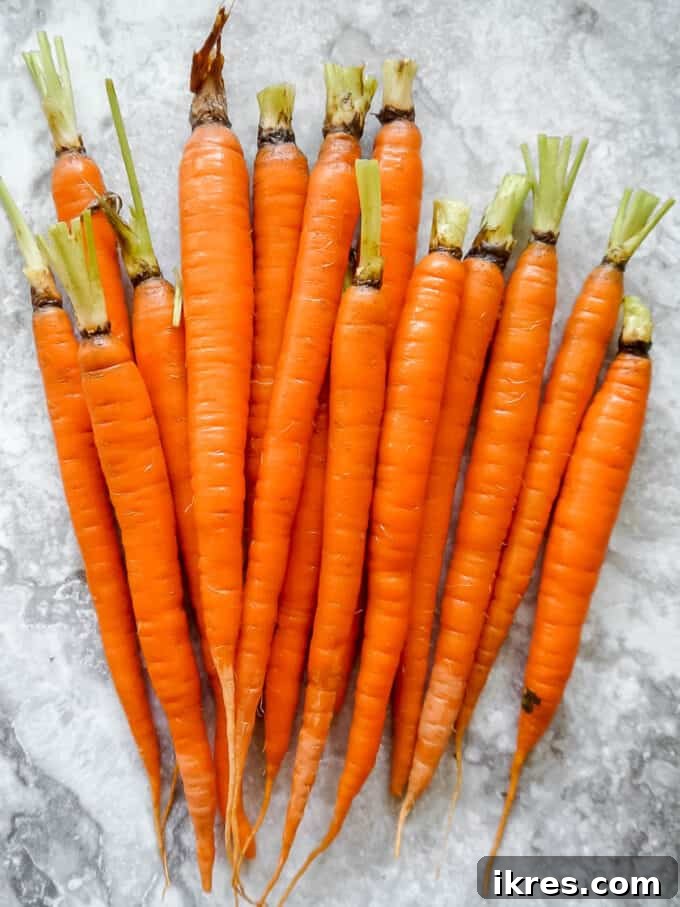 Step-by-step: Wrapping carrots with bacon