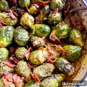 Wholesome Brussels Sprouts Bake Paleo Whole30 12 Creamy Brussels Sprouts Casserole (Paleo, Whole30) | Perchance to Cook, www.perchancetocook.com
