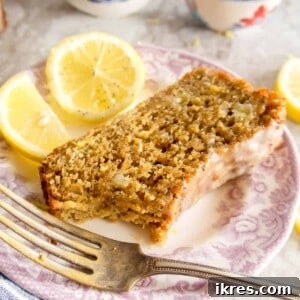 Lemon Poppyseed Banana Bread (Paleo, Dairy-free, Gluten-free)