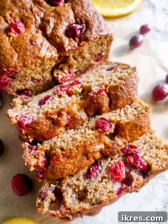 Wholesome Cranberry Orange Banana Loaf Dairy Free Gluten Free 2 Healthy Cranberry Orange Banana Bread