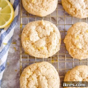 Lemon Sugar Cookies with Olive Oil on a drying rack.