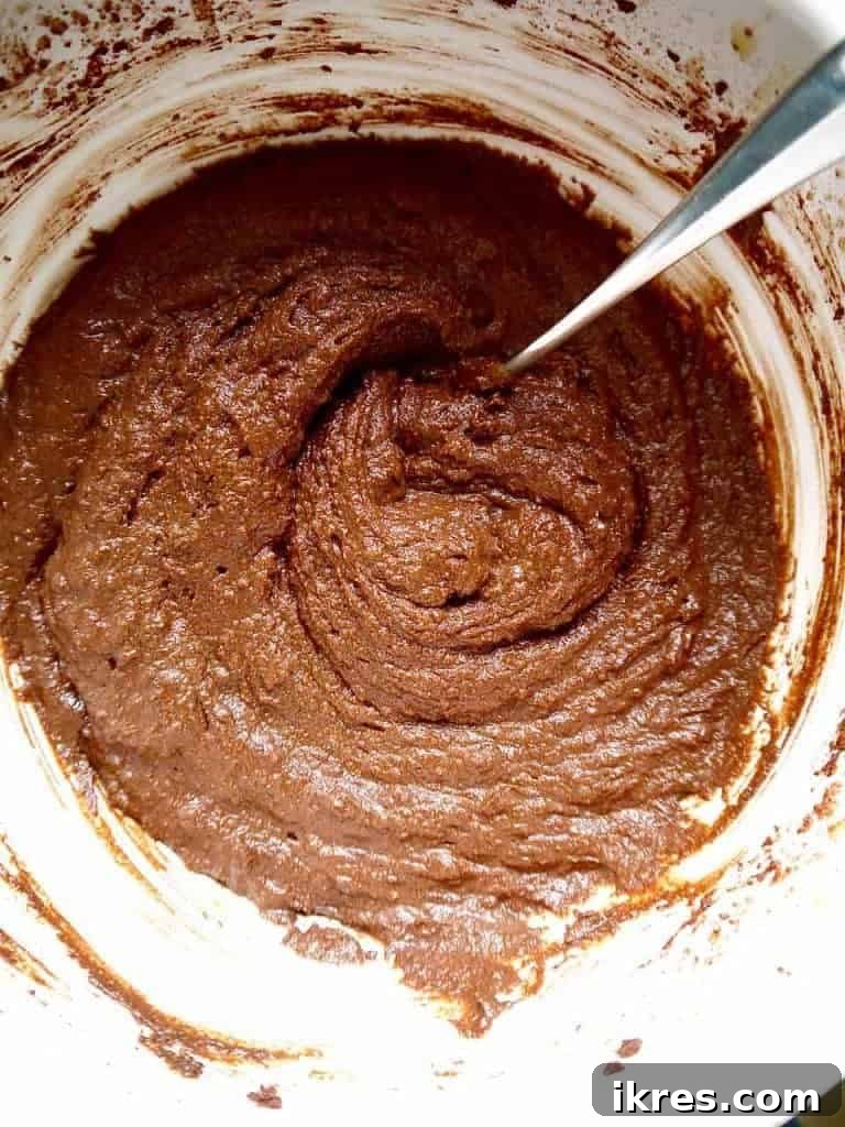 Paleo German Chocolate Cake Gluten and Dairy Free 7 Step 4: Mixing wet ingredients for cake