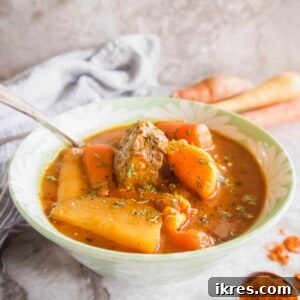 Hearty Healthy Slow Cooker Hungarian Beef Goulash Paleo Gluten Free 10 Hearty Hungarian Beef Stew (Paleo, GF) | Perchance to Cook, www.perchancetocook.com