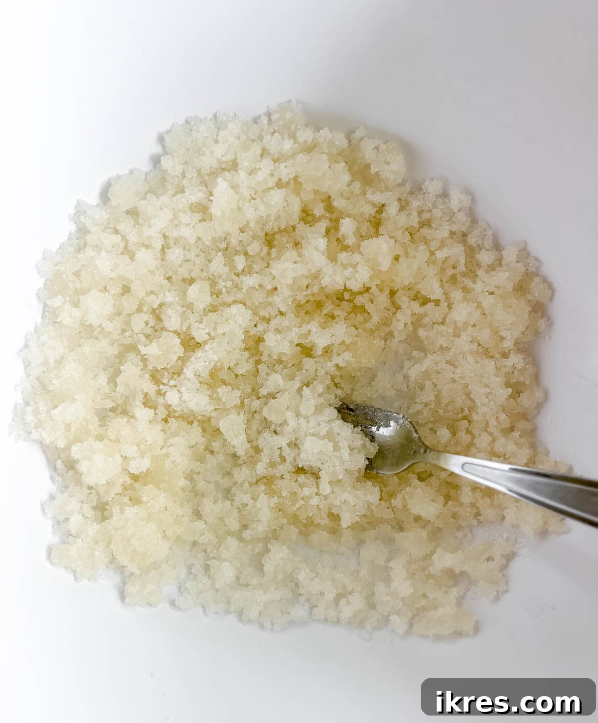 Pillowy Cottage Cookies 6 Cane sugar and olive oil mixed together in a large bowl.
