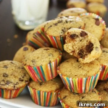 Delicious Mini Chocolate Chip Muffins