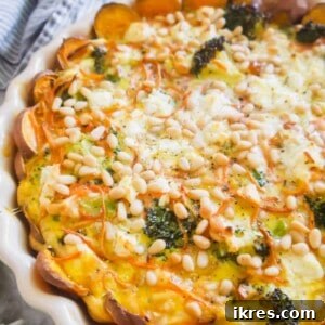 Side angle of quiche