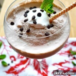 Dairy-free Frozen Hot Chocolate (Paleo) Recipe Card Image