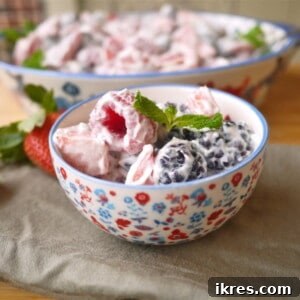 Creamy Berry Coconut Cloud 4 Mixed Berries and Coconut Cream