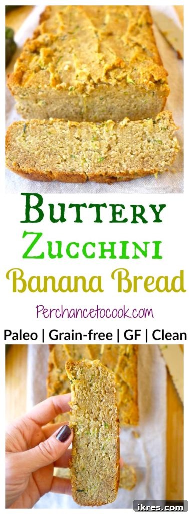 Surprisingly Buttery Zucchini Banana Bread Paleo Gluten Free 3 An adorable toddler enjoying a piece of Zucchini Banana Bread, a testament to its kid-friendliness