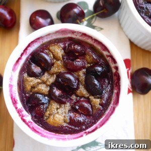 Paleo Gluten Free Cherry Clafoutis 5 Paleo Cherry Clafoutis, a delicious gluten-free and dairy-free summer dessert.