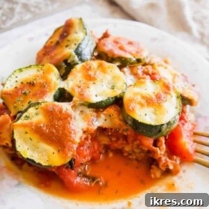 Hearty Turkey and Summer Vegetable Bake 11 Ground Turkey, Bell Pepper, Zucchini, and Eggplant Casserole (Gluten-Free) | Perchance to Cook, www.perchancetocook.com