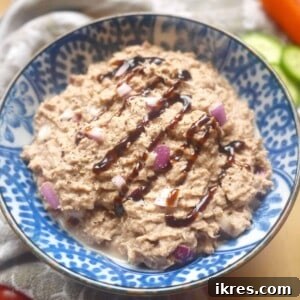 Paleo Balsamic Tuna Dip and Salad 2 Paleo Balsamic Tuna Dip/Salad (GF, Dairy-free)