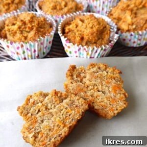 Carrot Cake Breakfast Muffins (paleo, gluten-free)| Perchance to Cook