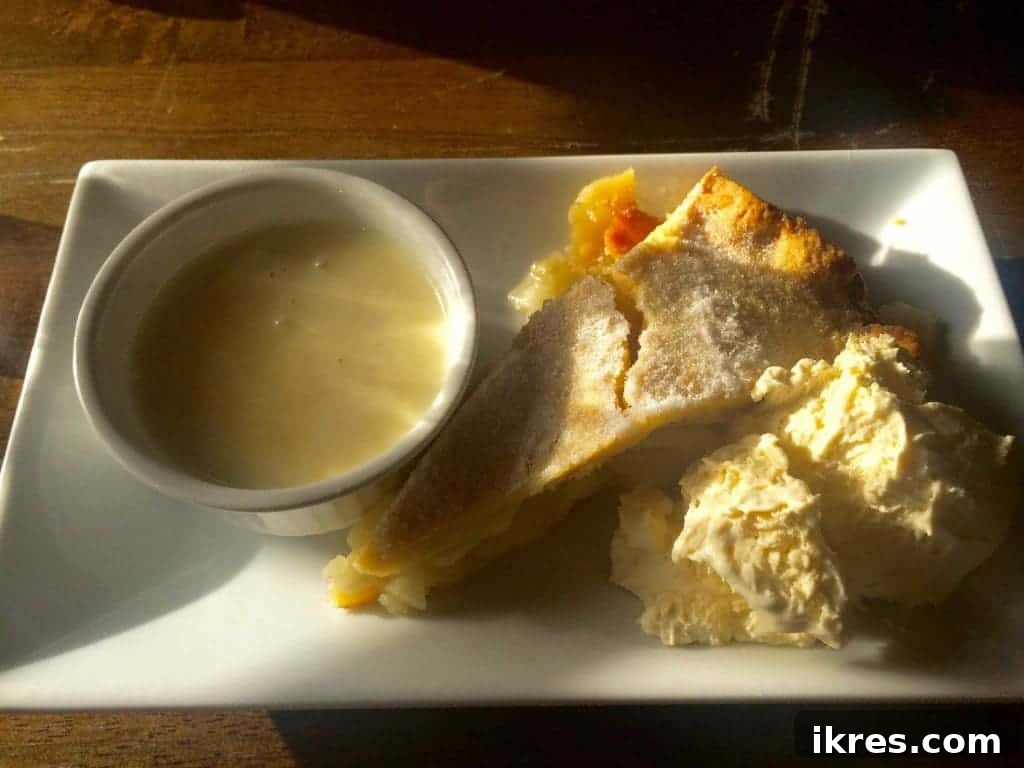 Indulgent sticky toffee pudding, a classic Irish dessert, at The Nook pub. Photo by Perchance to Cook.