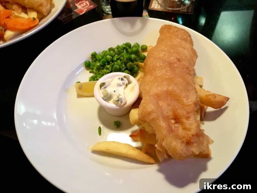 A sumptuous Sunday roast dinner, complete with all the trimmings, served at McCracken's.