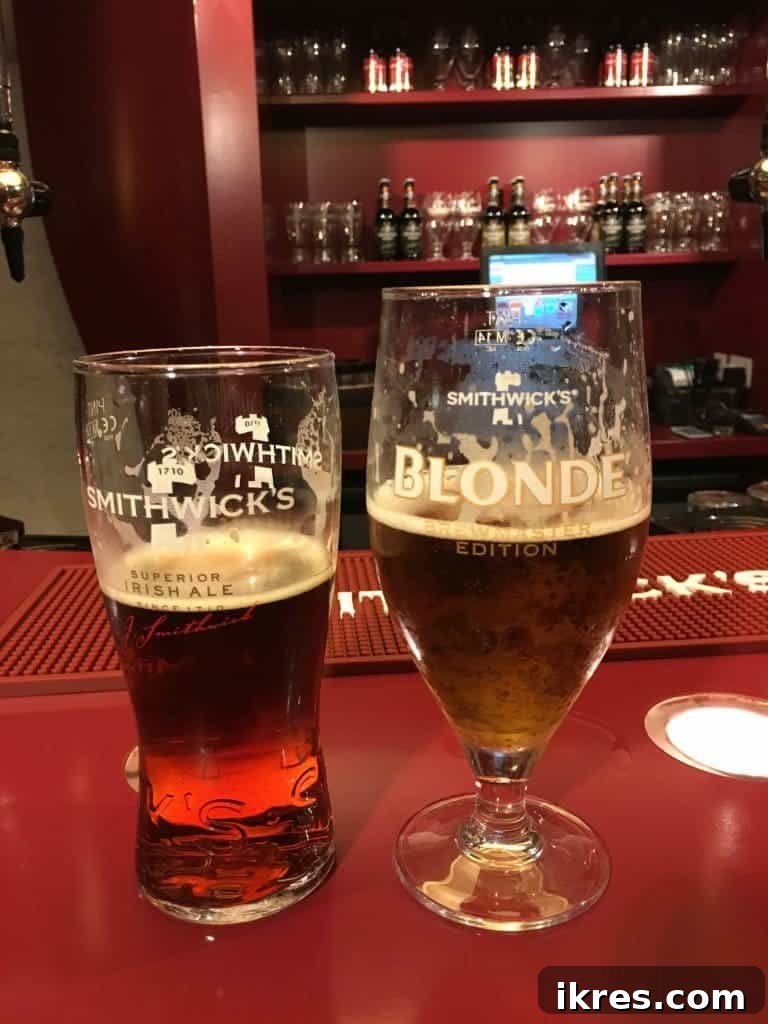 Southeast Ireland's Treasures: Kilkenny, Cashel, Durrow, and Wedding Memories 14 Sampling craft beer at Smithwick's Brewery in Kilkenny