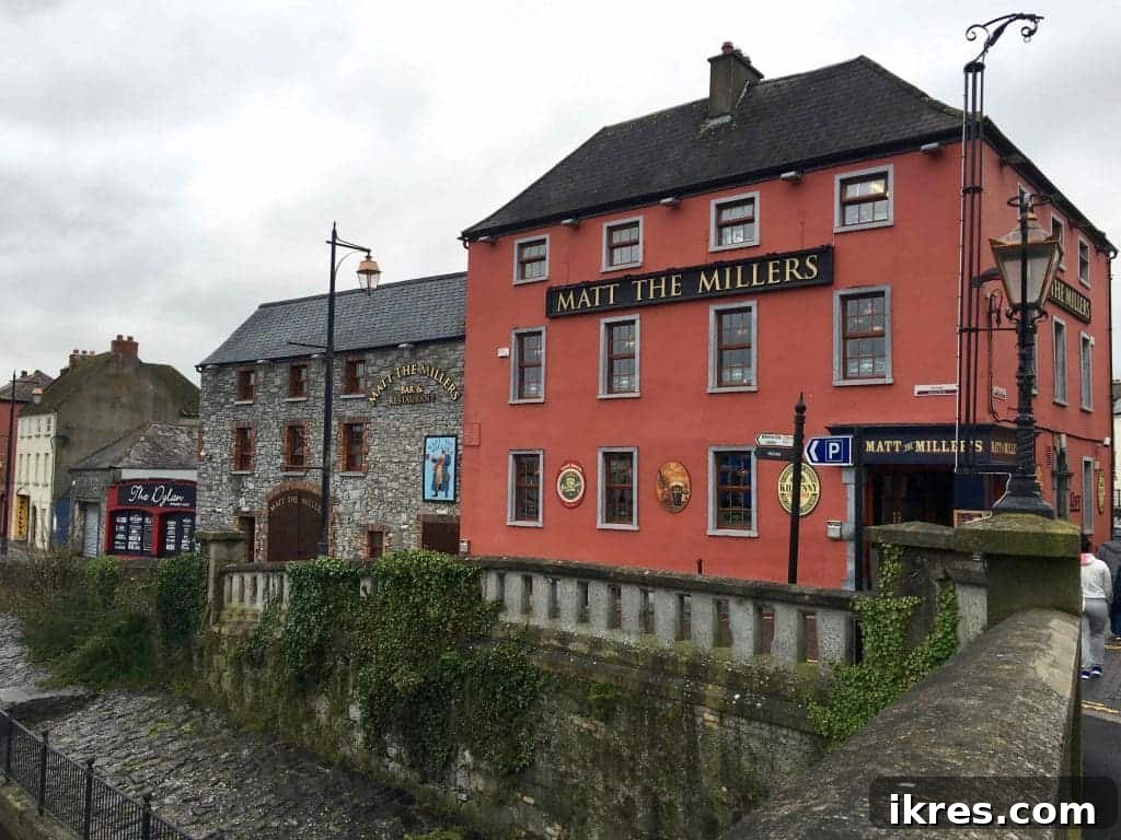 Southeast Ireland's Treasures: Kilkenny, Cashel, Durrow, and Wedding Memories 3 Medieval street in Kilkenny, Ireland, with historic stone buildings