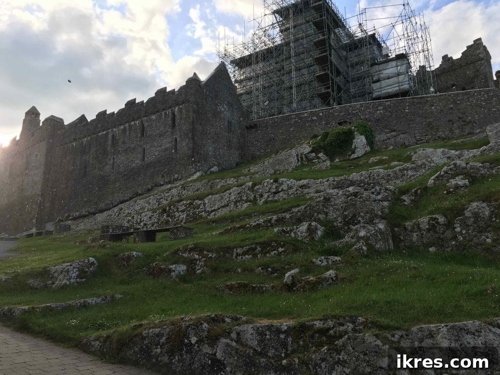 Southeast Ireland's Treasures: Kilkenny, Cashel, Durrow, and Wedding Memories 21 The iconic Rock of Cashel fortress, dominating the Tipperary landscape