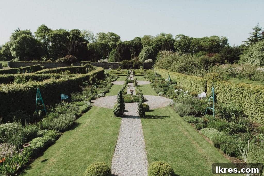 Southeast Ireland's Treasures: Kilkenny, Cashel, Durrow, and Wedding Memories 44 Romantic portrait of a couple on their wedding day at Castle Durrow