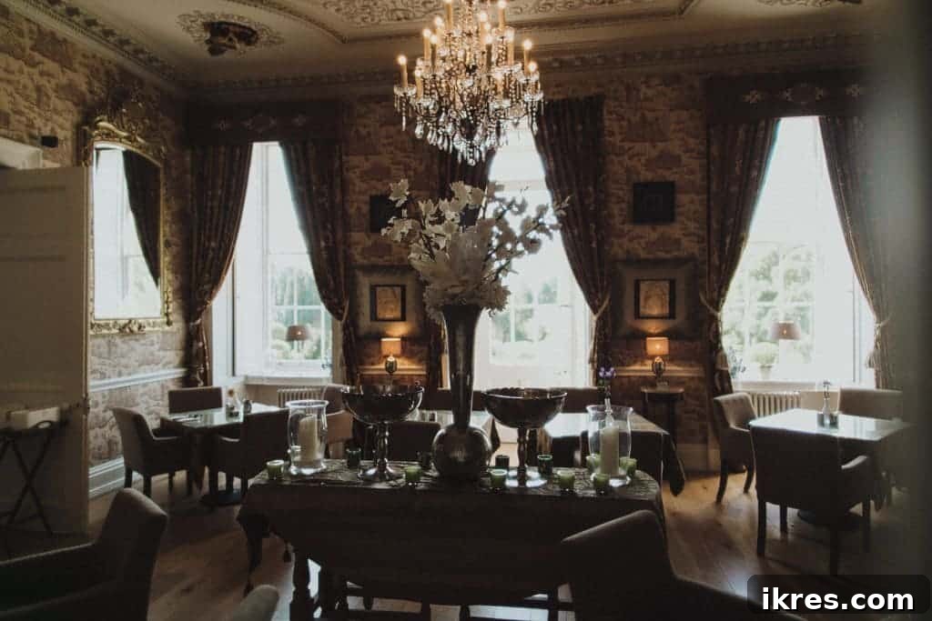 Southeast Ireland's Treasures: Kilkenny, Cashel, Durrow, and Wedding Memories 47 Stunning interior ballroom at Castle Durrow, set for a celebration