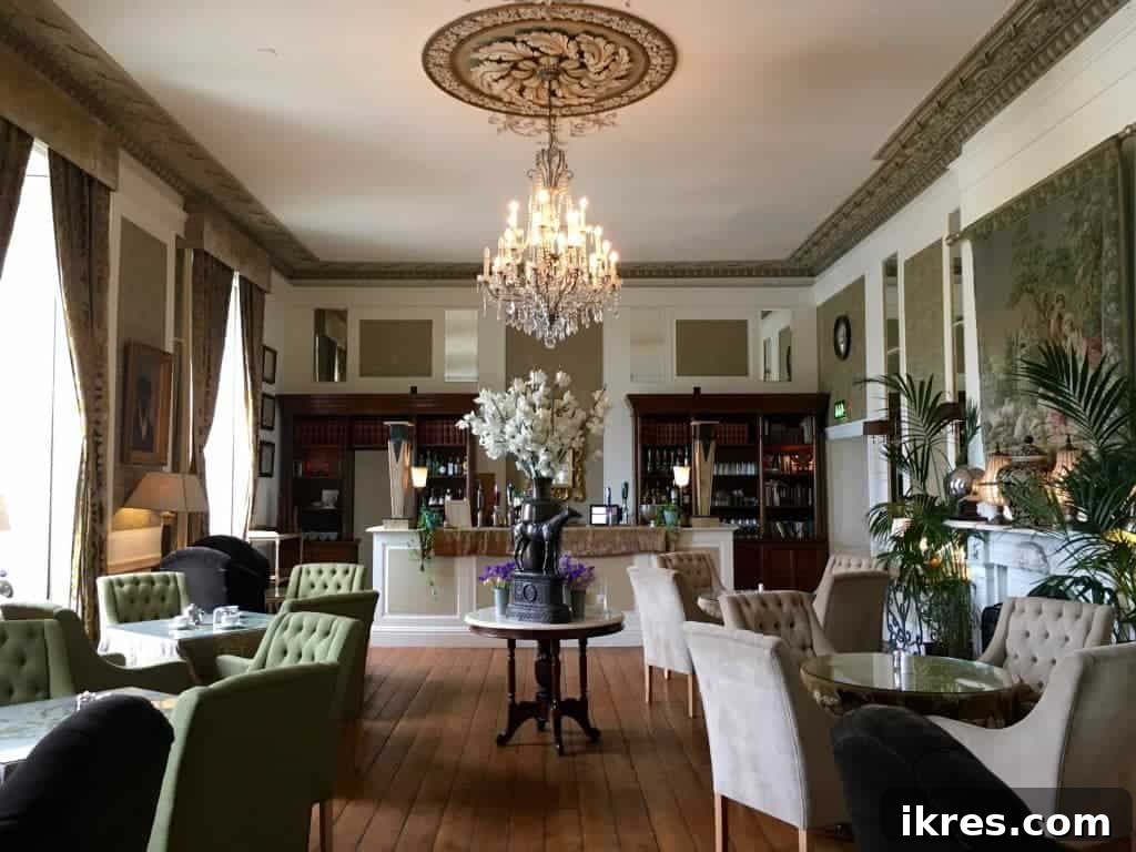Southeast Ireland's Treasures: Kilkenny, Cashel, Durrow, and Wedding Memories 49 Artistic display of flowers and decor in a Castle Durrow hallway