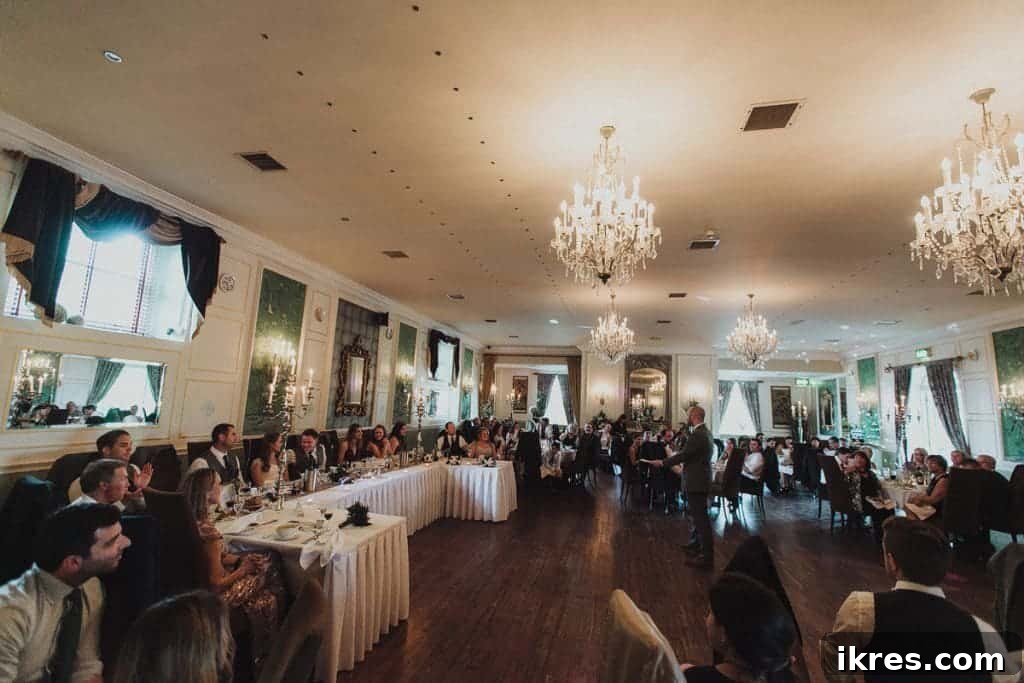 Southeast Ireland's Treasures: Kilkenny, Cashel, Durrow, and Wedding Memories 51 Beautifully decorated wedding tables with elegant settings at Castle Durrow