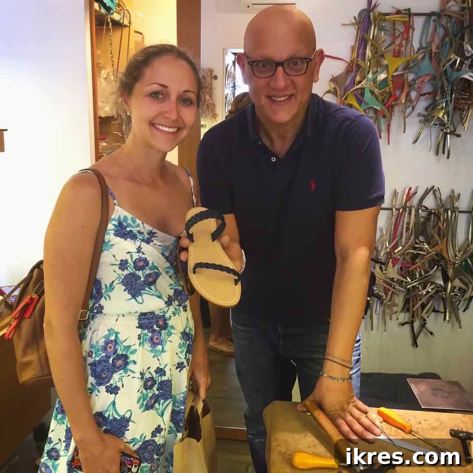 Positano's Enchantment: Our Amalfi Coast Honeymoon Unfolds 49 Custom-Made Sandals in Positano