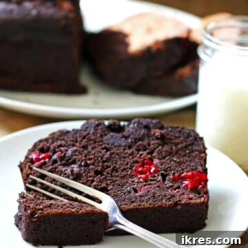 Decadent Dark Chocolate Raspberry Banana Bread 6 This Dark Chocolate Raspberry Banana Bread is great for breakfast or dessert!