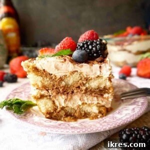 Healthier Coconut Cream Tiramisu | Perchance to Cook