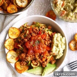 Paleo Ground Turkey Taco Zoodles (GF) | Perchance to Cook, www.perchancetocook.com
